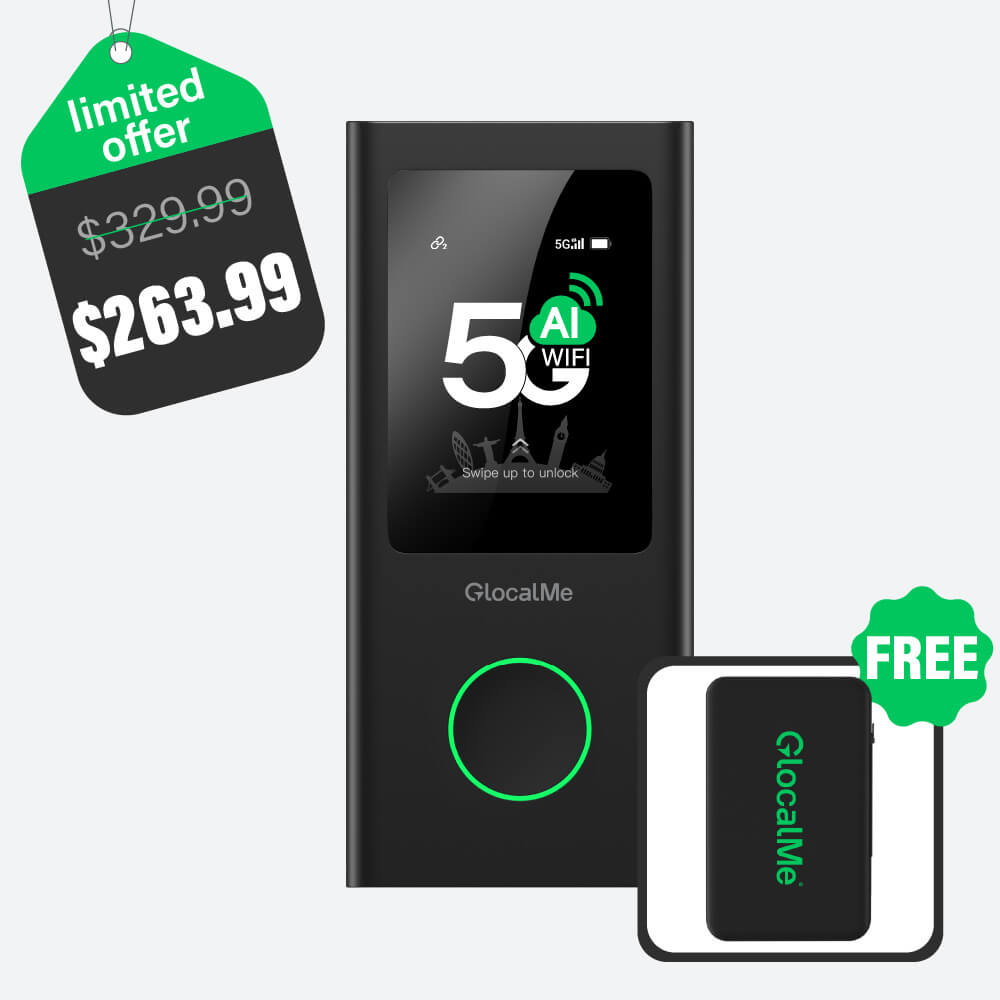 GlocalMe Numen Air 5G対応 Numen Air | Fast & Secure Global 5G WiFi Hotspot - GlocalMe