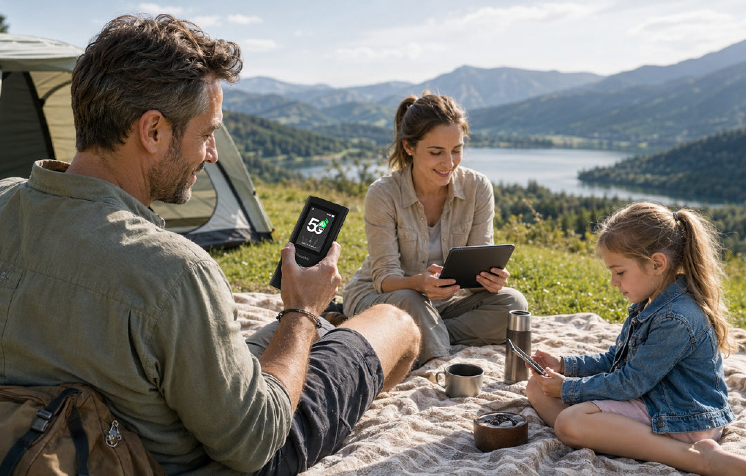 Portable WiFi for Family Travel and Multiple Devices