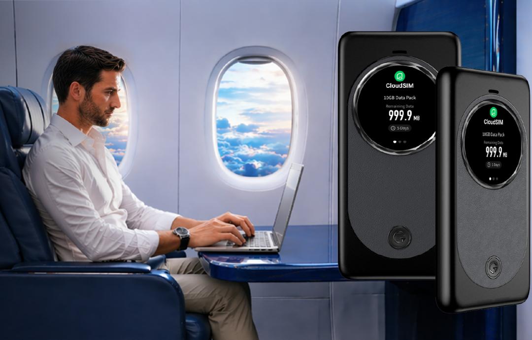 5G Mobile Hotspot for Business Travel: Better Than Inflight WiFi?