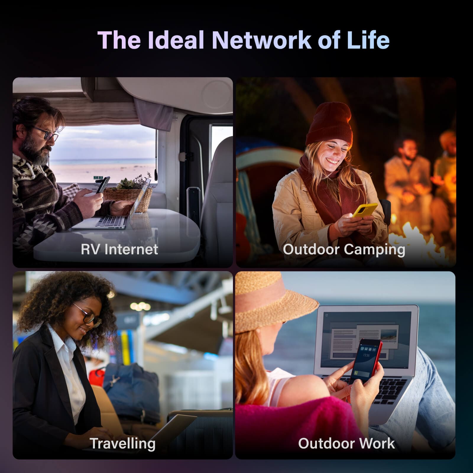 camping wlan DuoTurbo | Dual-Modem 4G Mobile WiFi Hotspot