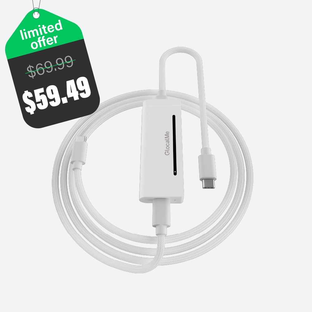 UniCord Pro - 4-In-1, 4G Global WiFi Hotspot, Data, Power Cable, Tracker