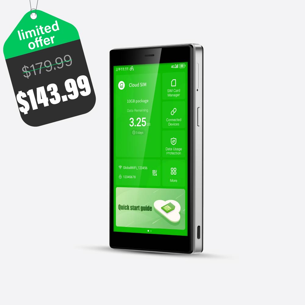 G4 Pro - 5'' Touch Screen Mobile WiFi