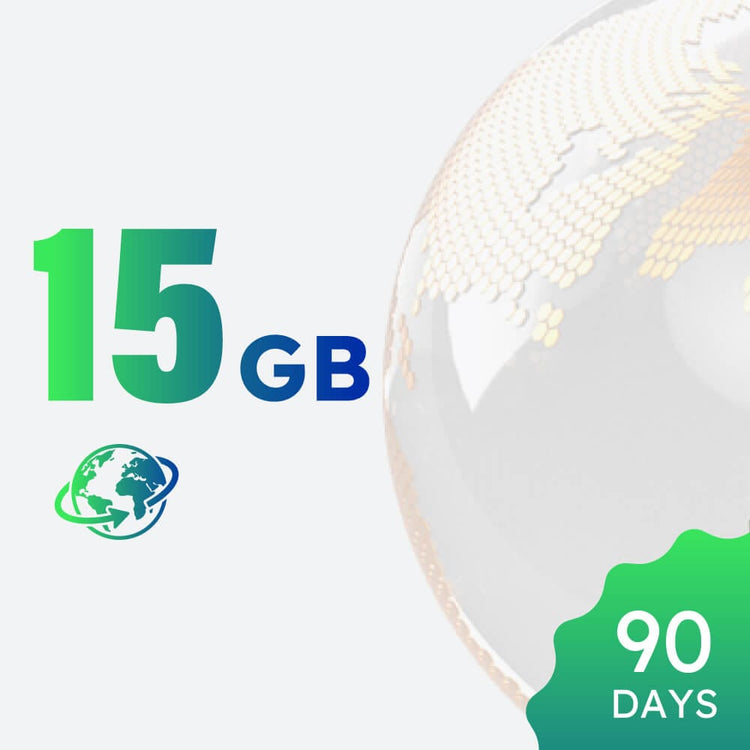 15GB 90일 글로벌 데이터 패키지
