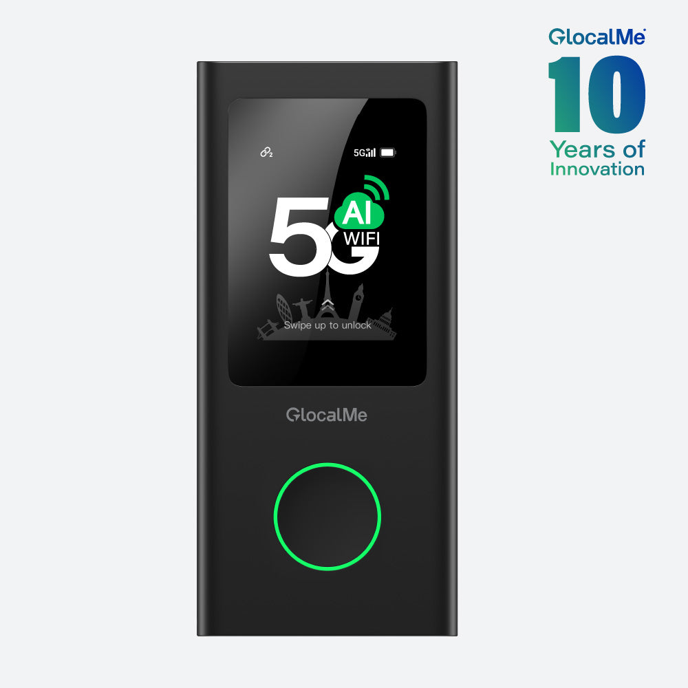 GlocalMe Numen Air 5G 海外モバイルルーター Numen Air | Fast & Secure Global 5G WiFi Hotspot - GlocalMe