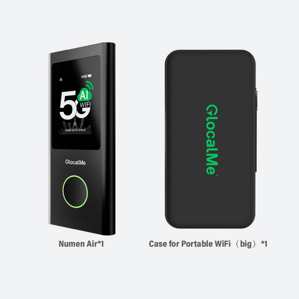 GlocalMe Numen Air 5G ポケットWiFi モバイルルーター Numen Air | Fast & Secure Global 5G WiFi Hotspot - GlocalMe