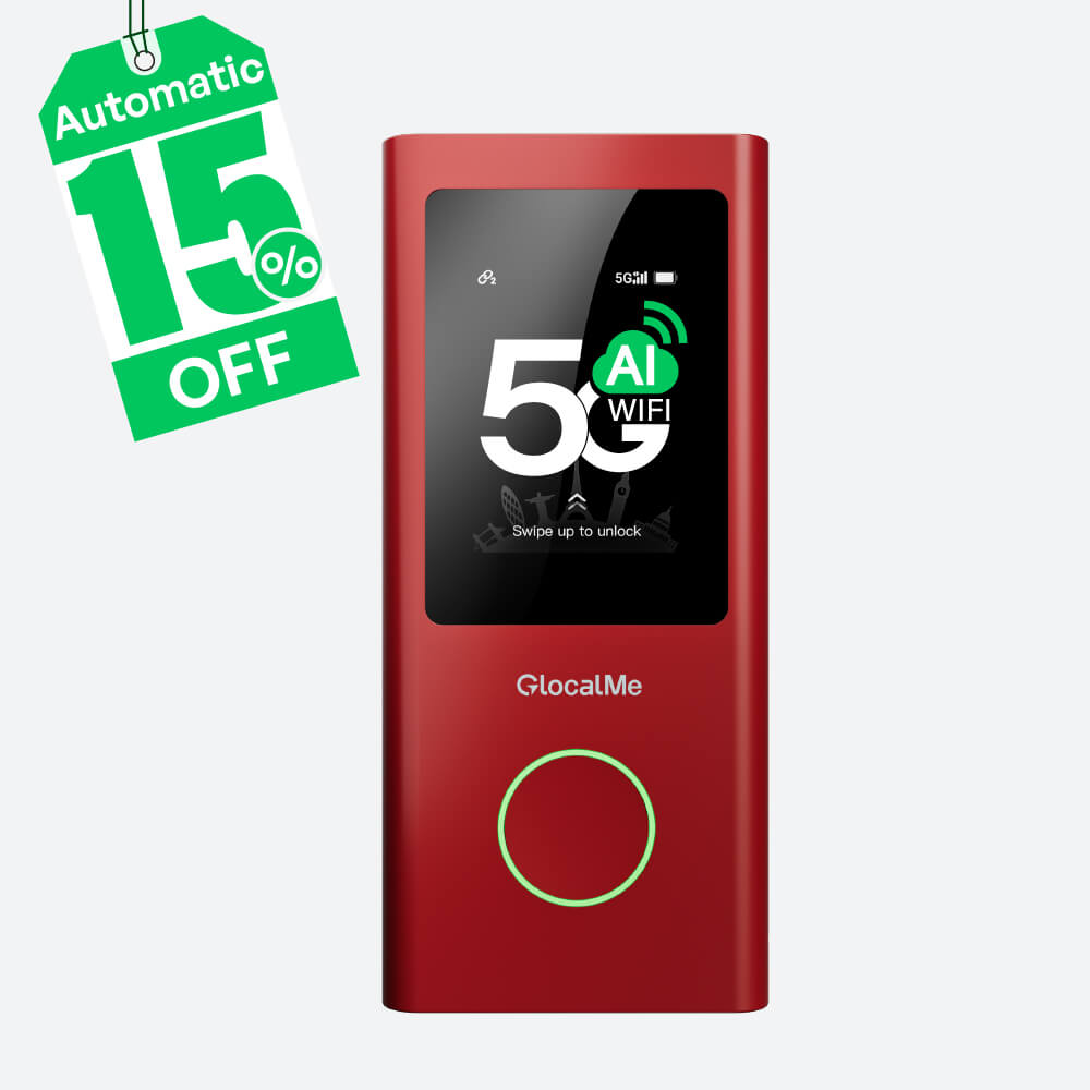 GlocalMe Numen Air 5G モバイルルーター 本体 Numen Air | Fast & Secure Global 5G WiFi Hotspot - GlocalMe