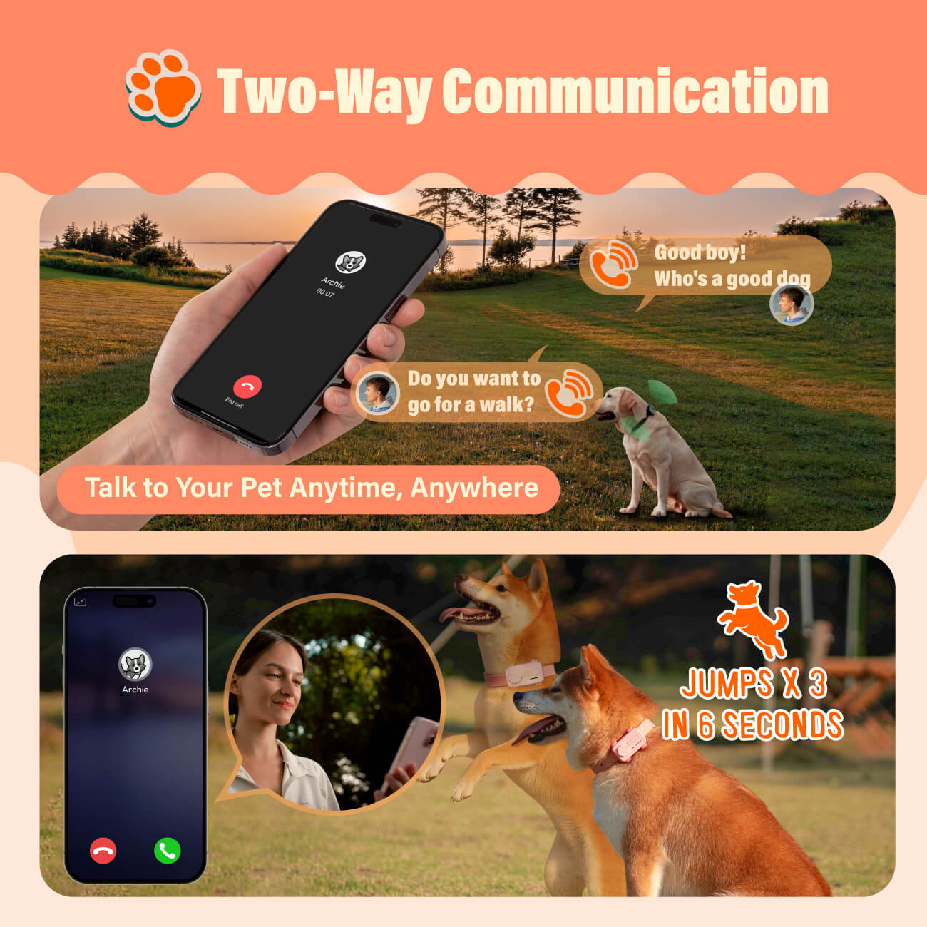 GlocalMe PetPhone ピンク GlocalMe PetPhone| First Smartphone Designed For Pet