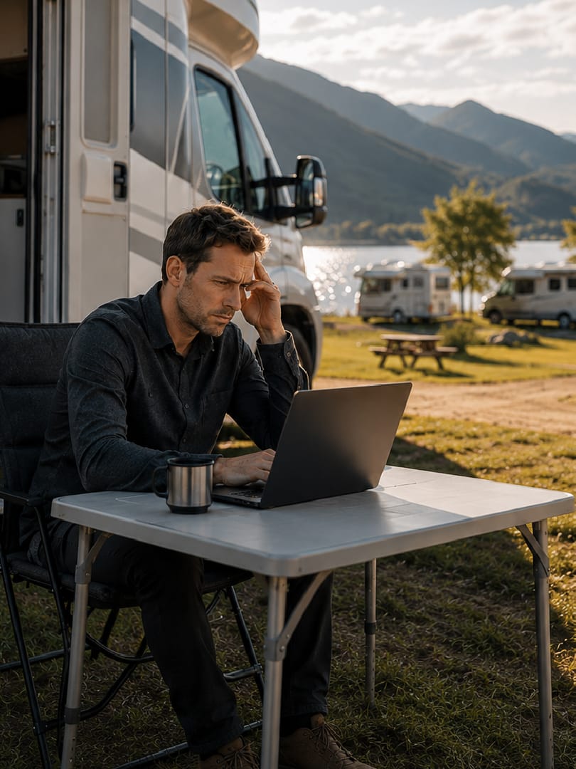 RV park WiFi often unstable or slow