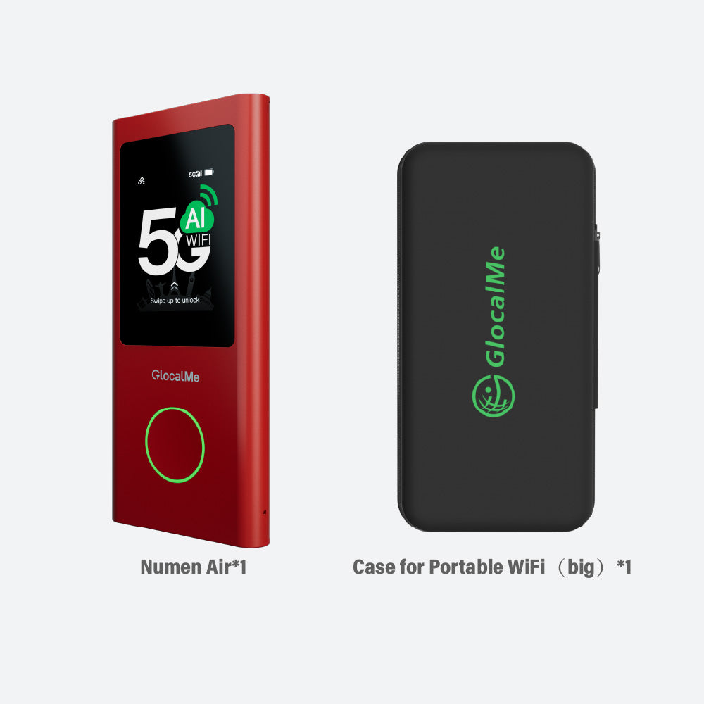 GlocalMe Numen Air 5G 海外モバイルルーター Numen Air | Fast & Secure Global 5G WiFi Hotspot - GlocalMe