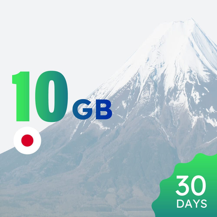 10GB 30-day Japan Data Package