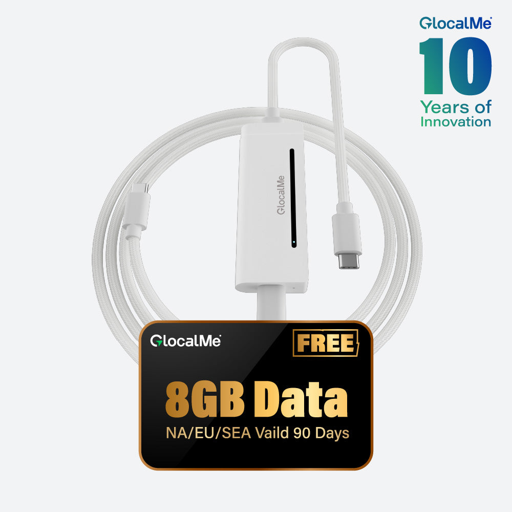 UniCord Pro - 4-In-1, 4G Global WiFi Hotspot, Data, Power Cable, Tracker