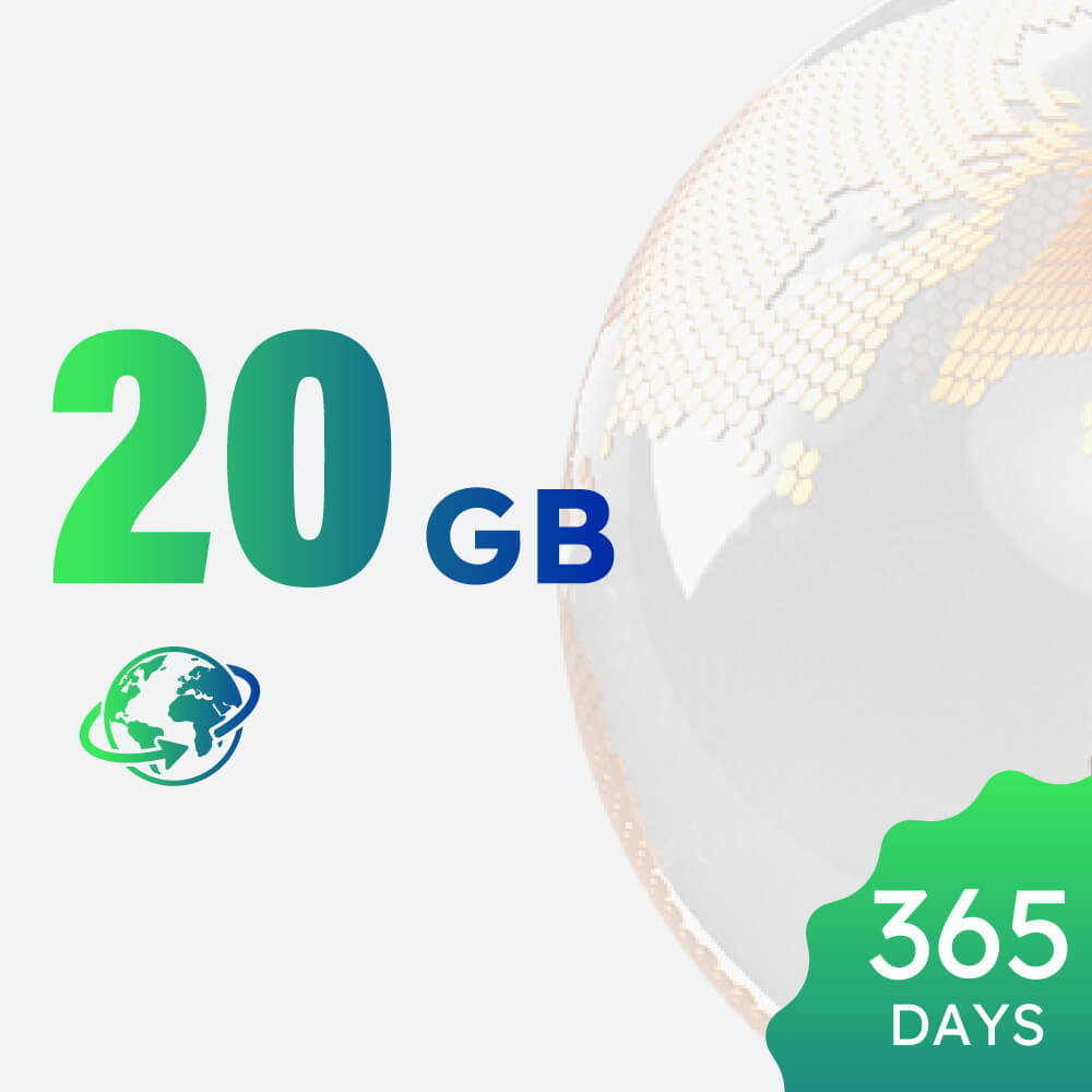 Global 20GB 365-day Data Package
