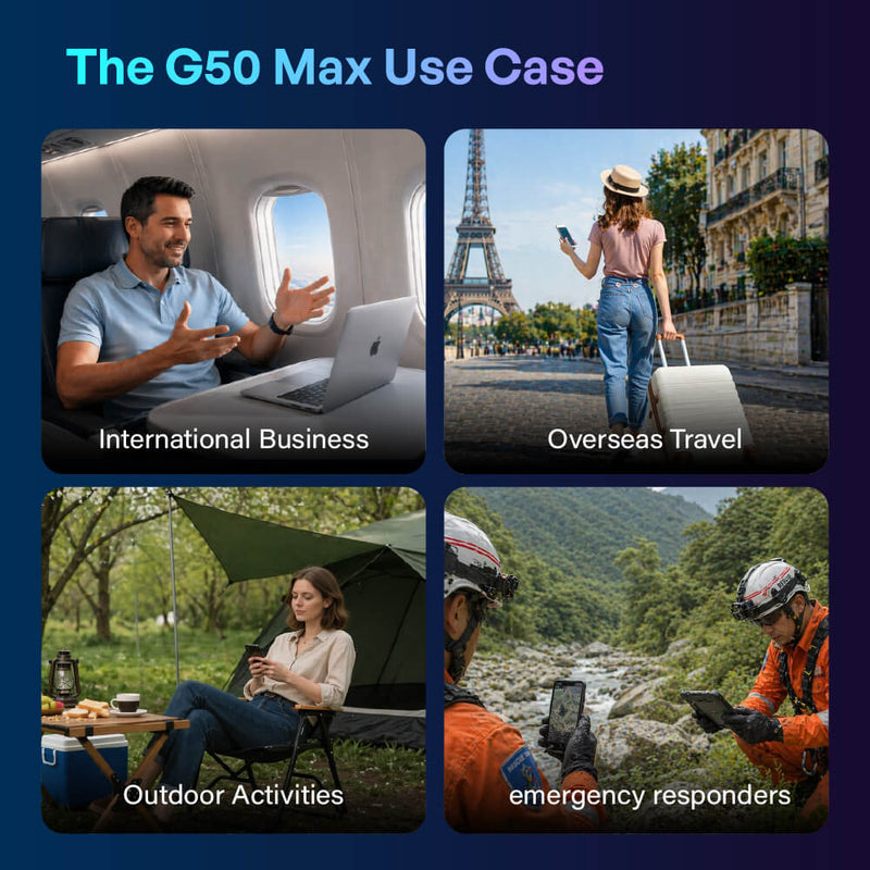 MeowGo G50 Max - HyperConn 5G Satellite Mobile  WiFi Hotspot