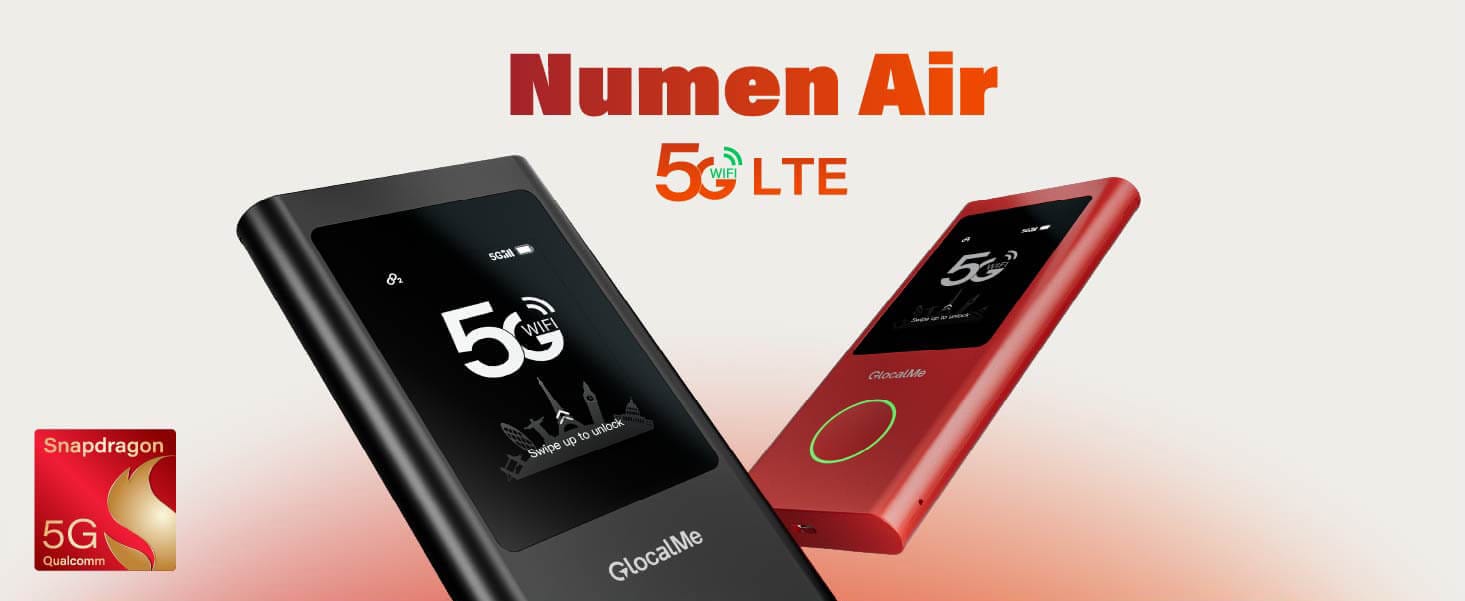 GlocalMe Numen Air 5G Portable WiFi