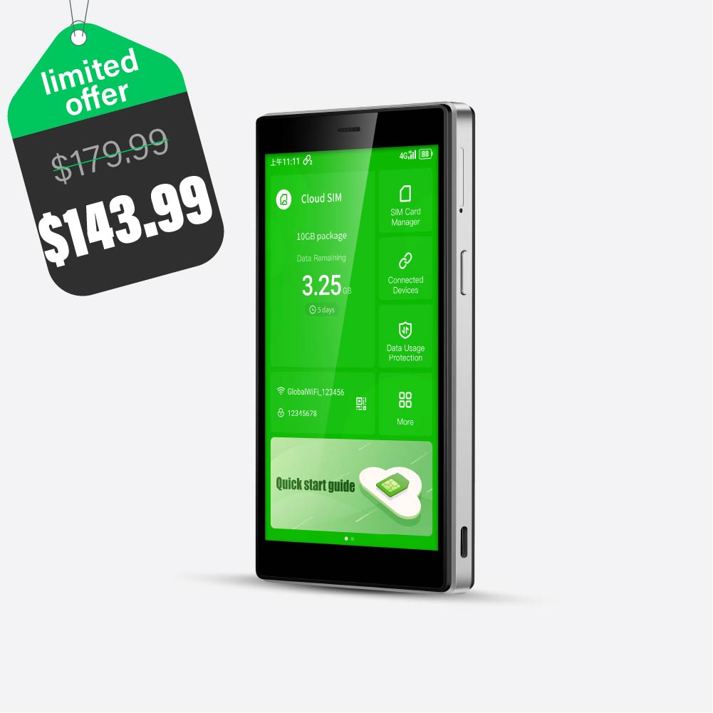 G4 Pro - 5'' Touch Screen Mobile WiFi